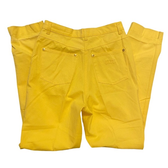 1990’s Vintage Mondi Sports Yellow Pants - Picture 1 of 8